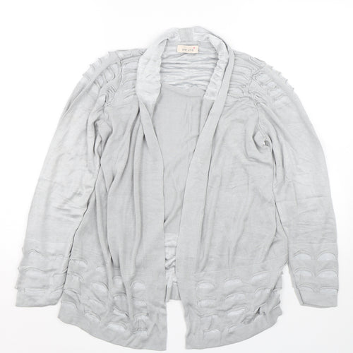 M&S Womens Grey   Cardigan Jumper Size 14