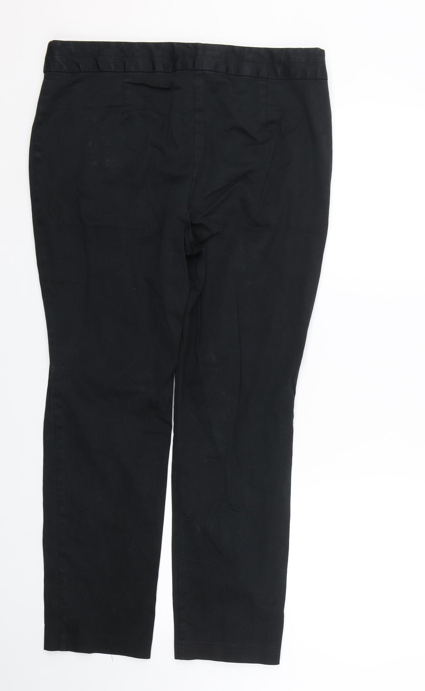M&S Womens Black   Trousers  Size 14 L26 in