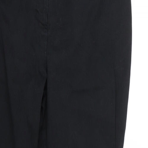 M&S Womens Black   Trousers  Size 14 L26 in
