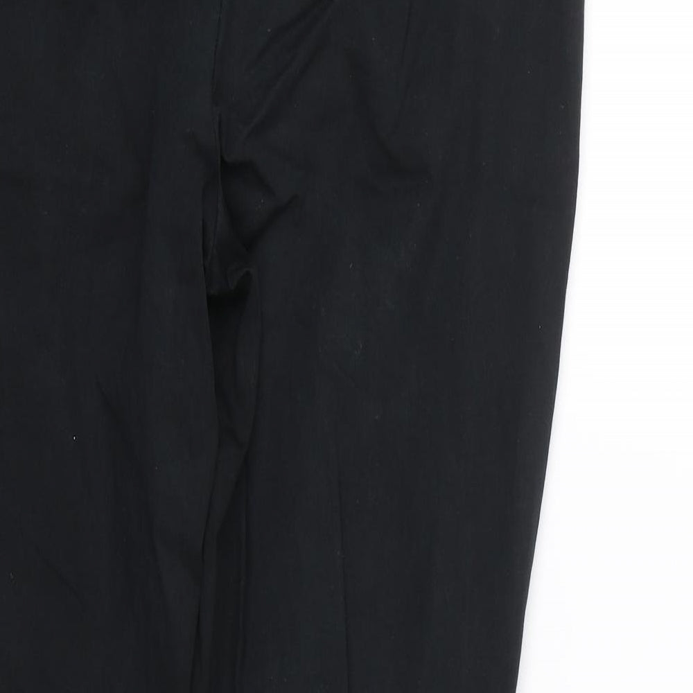 M&S Womens Black   Trousers  Size 14 L26 in