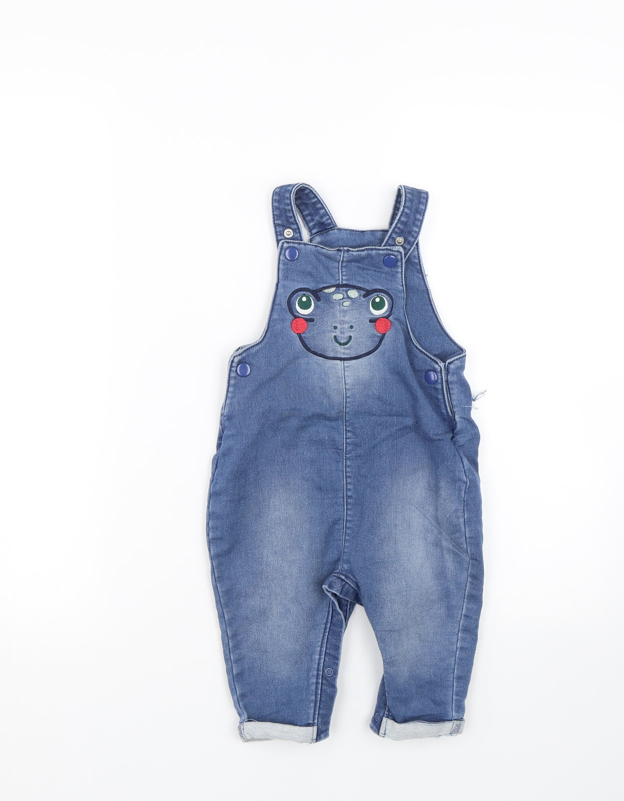 TU Baby Blue  Denim Dungaree One-Piece Size 9-12 Months