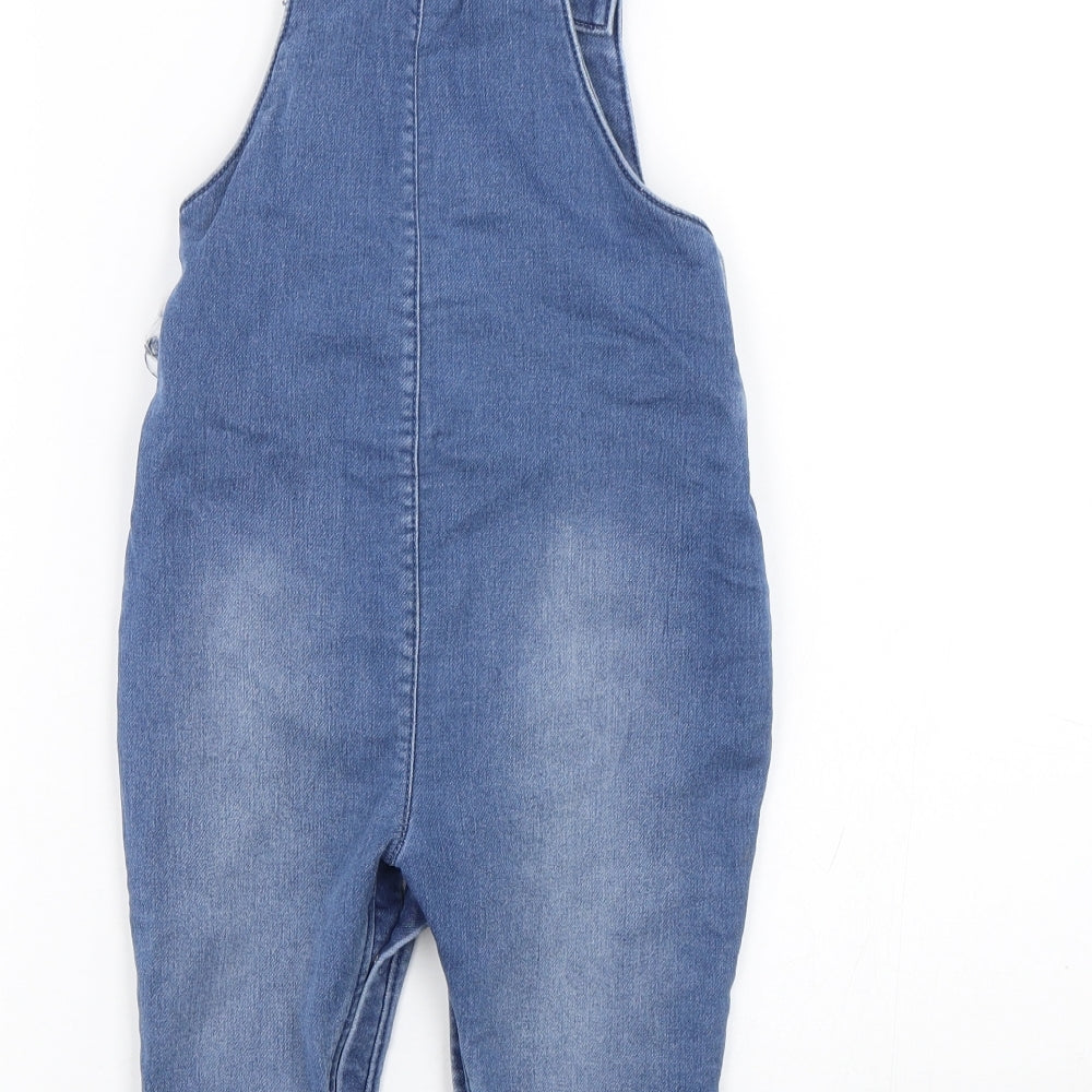 TU Baby Blue  Denim Dungaree One-Piece Size 9-12 Months