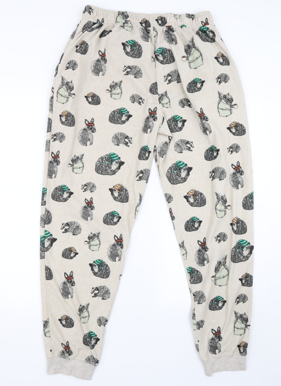 NEXT Womens Beige Animal Print  Cami Lounge Pants Size L  - Animals