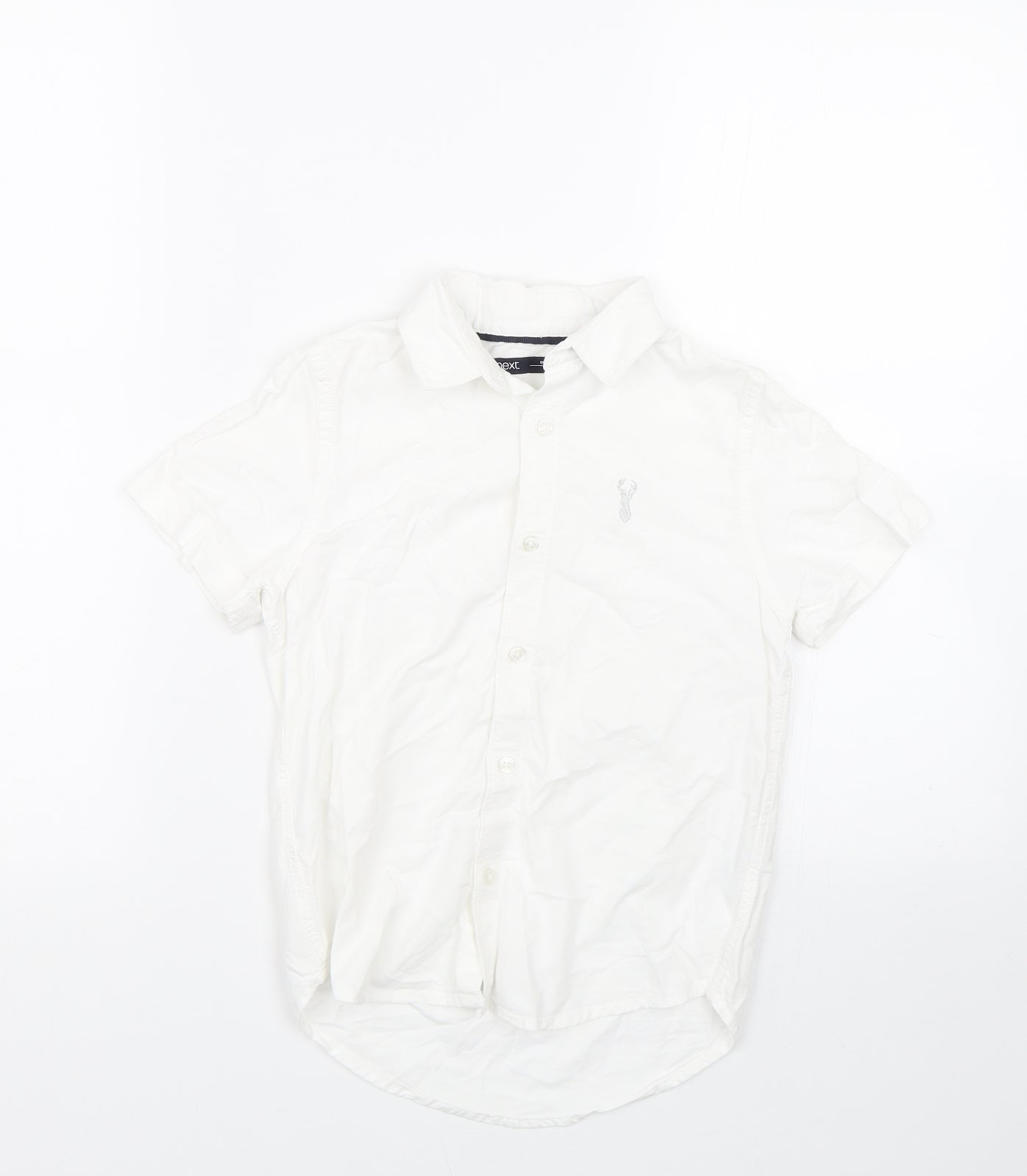 NEXT Boys White   Basic Button-Up Size 7 Years