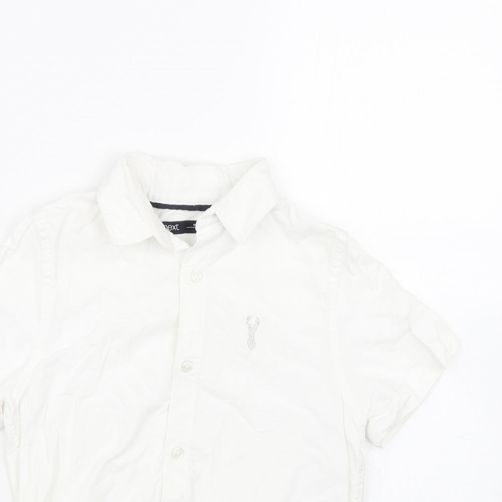NEXT Boys White   Basic Button-Up Size 7 Years