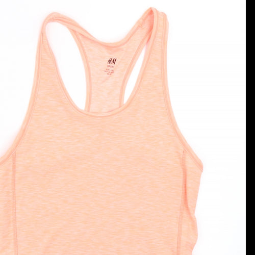H&M Womens Orange   Basic Tank Size S