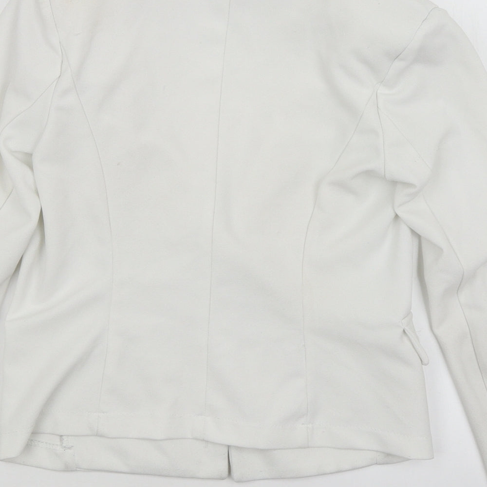 Rinascimento Womens White   Jacket Blazer Size XS