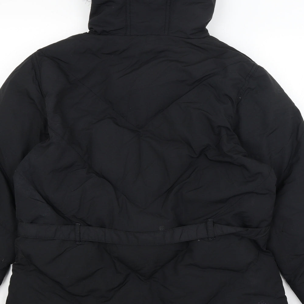 Boardpunk Womens Black   Windbreaker Coat Size L