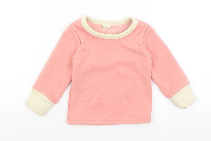 Kacakid Baby Pink   Pullover Jumper Size 9-12 Months