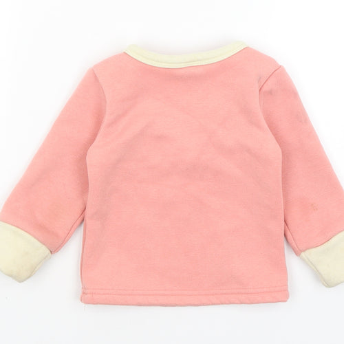 Kacakid Baby Pink   Pullover Jumper Size 9-12 Months