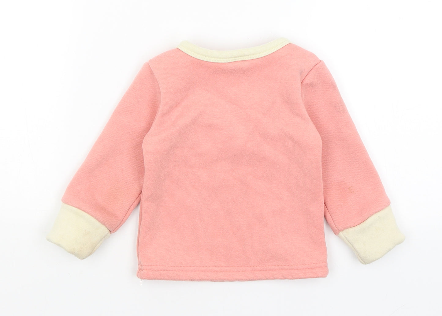 Kacakid Baby Pink   Pullover Jumper Size 9-12 Months
