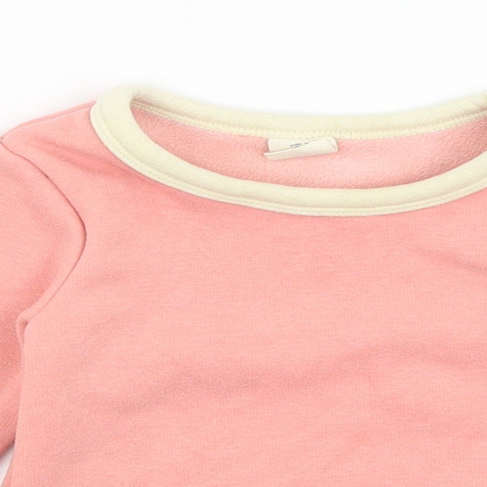Kacakid Baby Pink   Pullover Jumper Size 9-12 Months