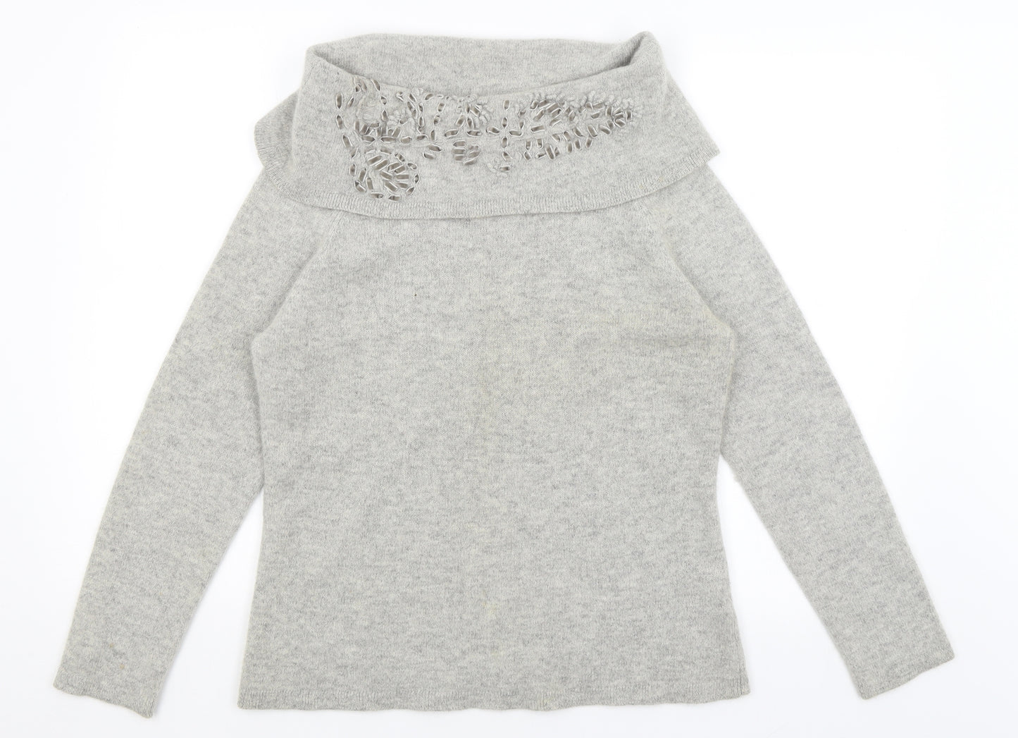 Per Una Womens Grey   Pullover Jumper Size M
