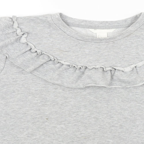 H&M Womens Grey   Pullover Jumper Size L