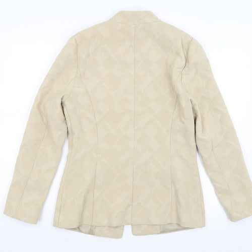M&S Womens Gold   Jacket Blazer Size 12