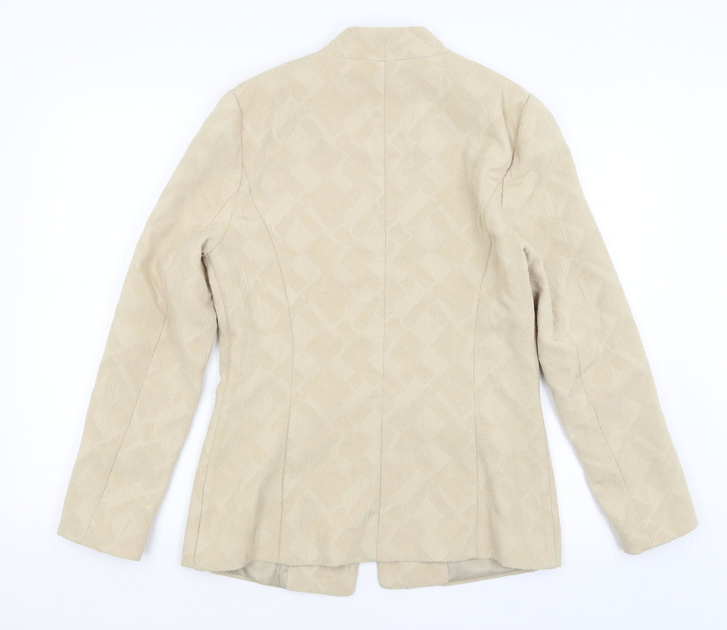 M&S Womens Gold   Jacket Blazer Size 12