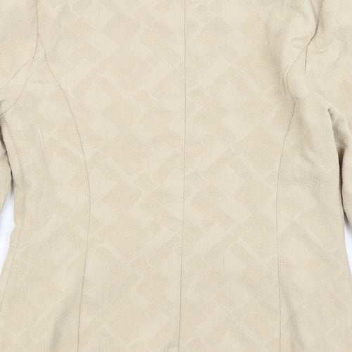 M&S Womens Gold   Jacket Blazer Size 12