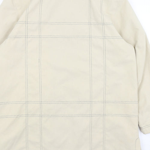 Bonmarche Womens Beige   Overcoat Coat Size 12