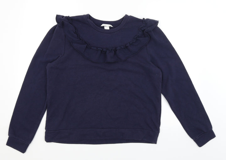 H&M Womens Blue   Pullover Jumper Size L
