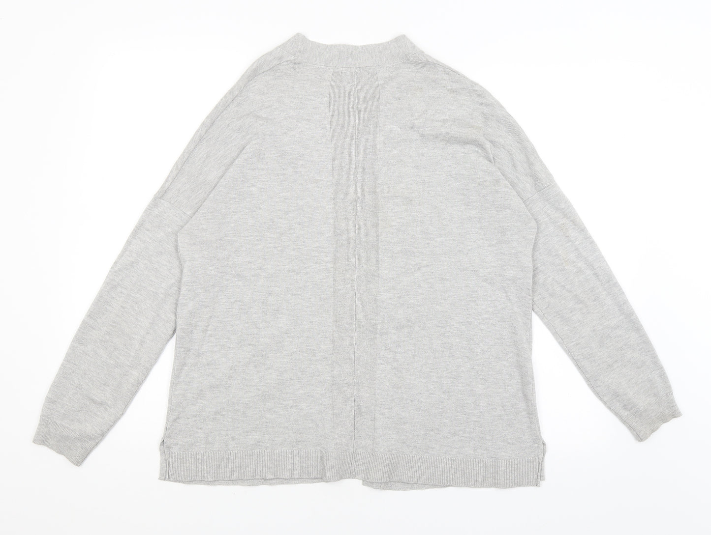 M&Co Womens Grey   Cardigan Jumper Size 14