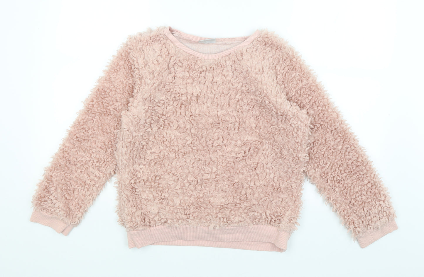 Matalan Girls Pink   Pullover Jumper Size 10-11 Years