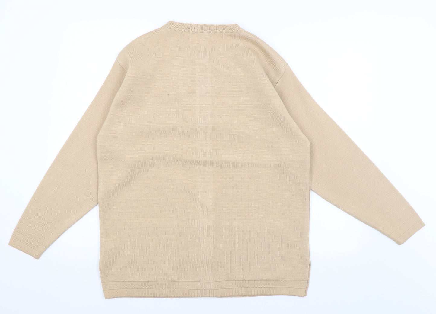 Beaumonde Womens Beige   Cardigan Jumper Size L