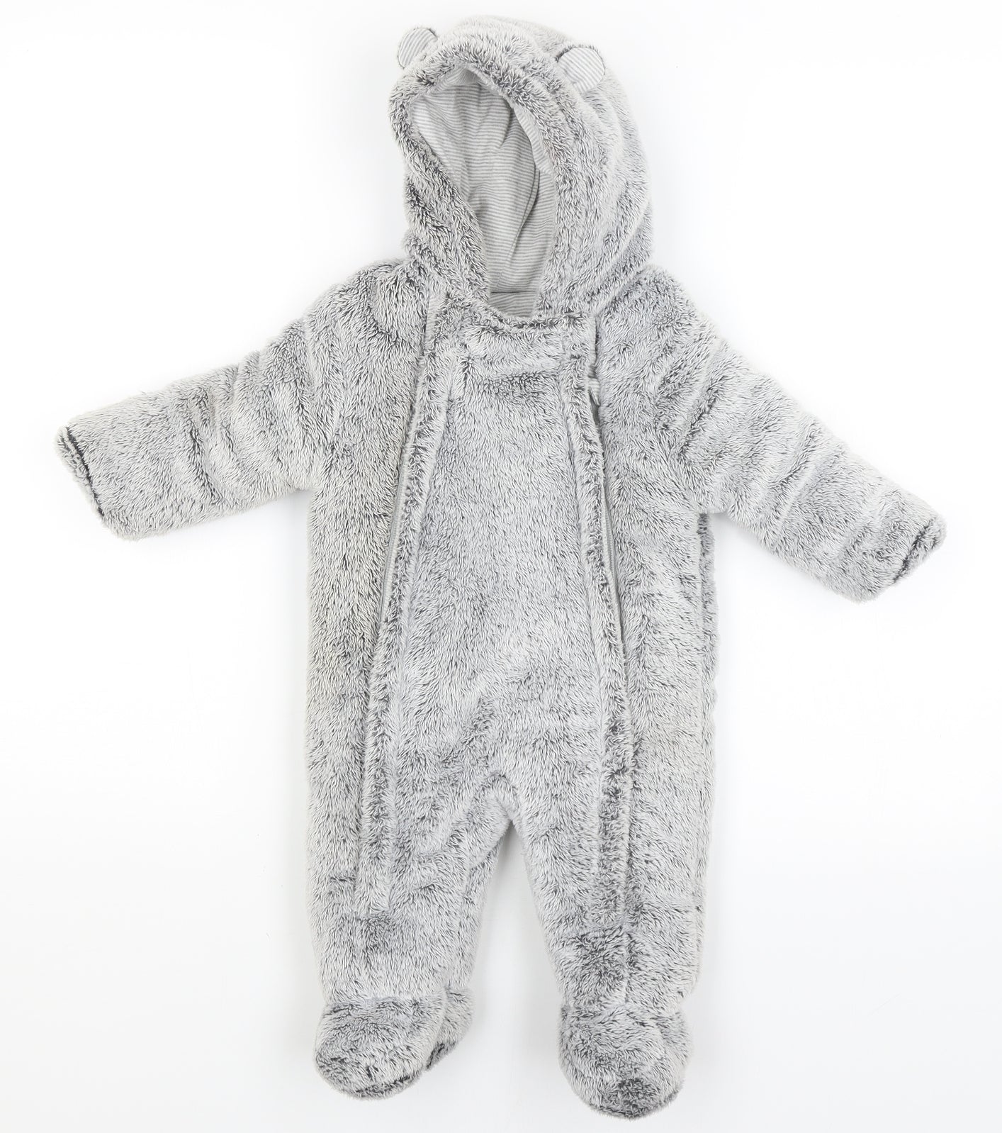 George Baby Grey   Babygrow One-Piece Size 3-6 Months