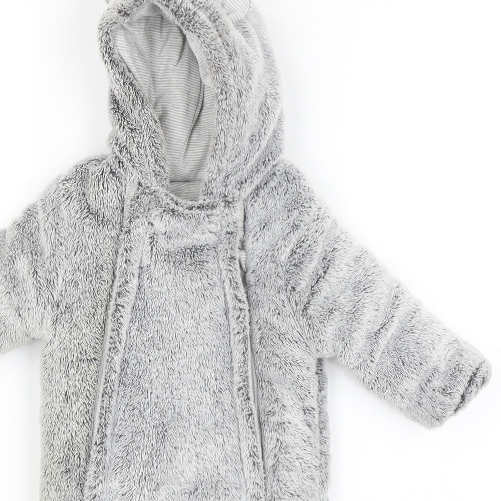 George Baby Grey   Babygrow One-Piece Size 3-6 Months