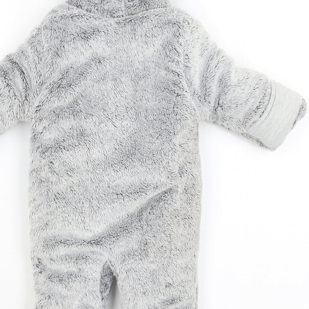 George Baby Grey   Babygrow One-Piece Size 3-6 Months