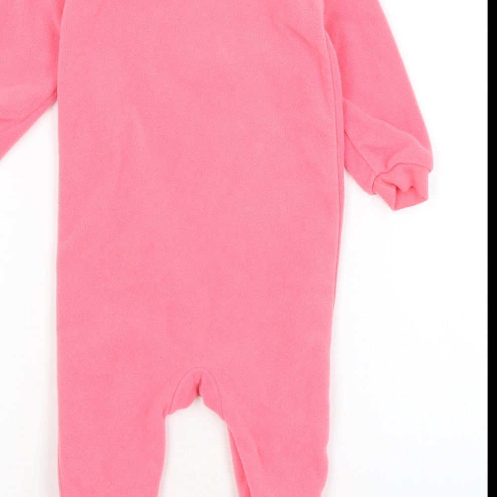 Plobaby Baby Pink   Babygrow One-Piece Size 6-9 Months  - Reindeer