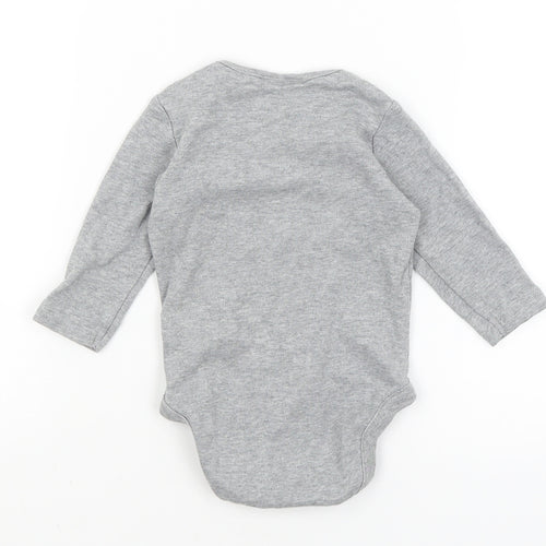 NEXT Baby Grey   Romper One-Piece Size 3-6 Months  - Elephant