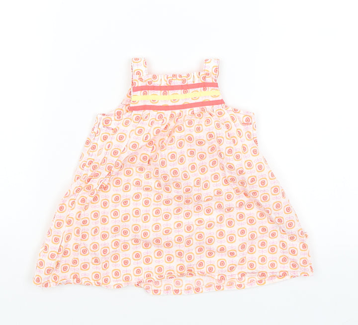 Mothercare Baby White Geometric A-Line Size 0-3 Months