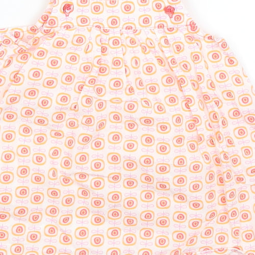 Mothercare Baby White Geometric  A-Line  Size 0-3 Months