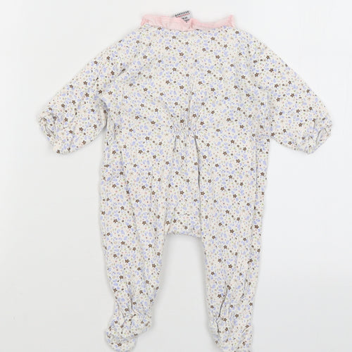 Charanga Baby White Floral  Romper One-Piece Size 3-6 Months