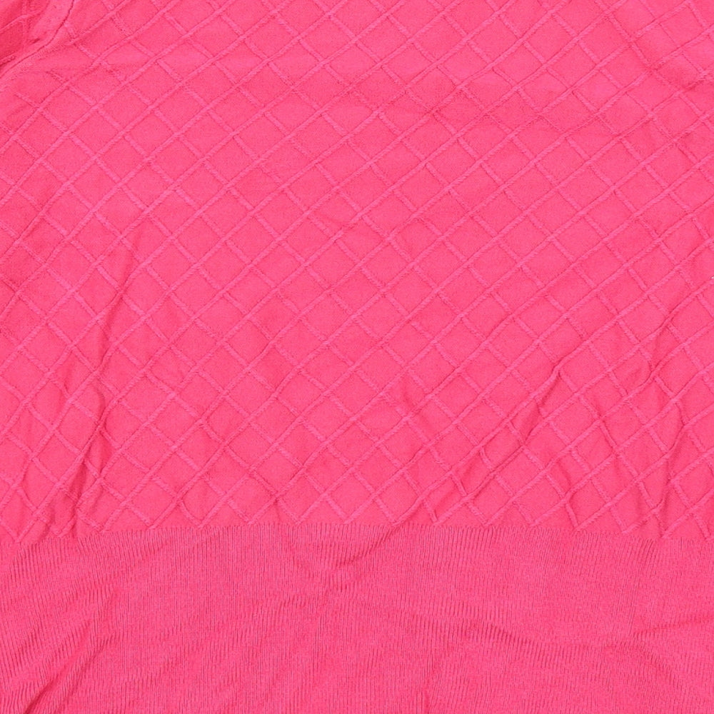 M&S Womens Pink   Pullover Jumper Size 14