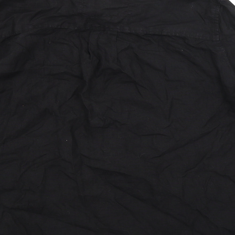 Weekend Womens Black   Basic Button-Up Size M