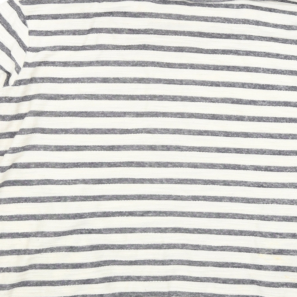 George Womens Ivory Striped  Pullover Jumper Size 16