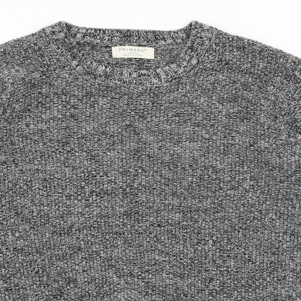 Primark Mens Grey   Pullover Jumper Size L