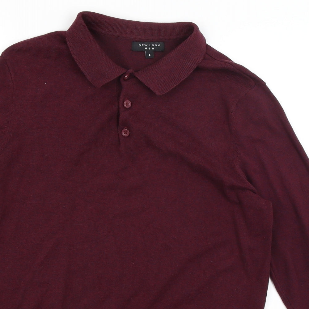 New Look Mens Red    T-Shirt Size S