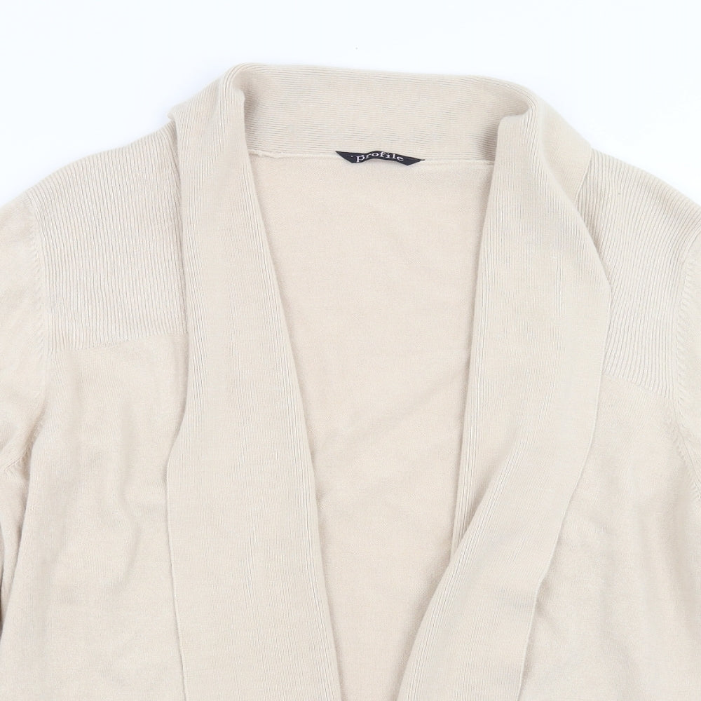 BHS Womens Beige   Cardigan Jumper Size 20