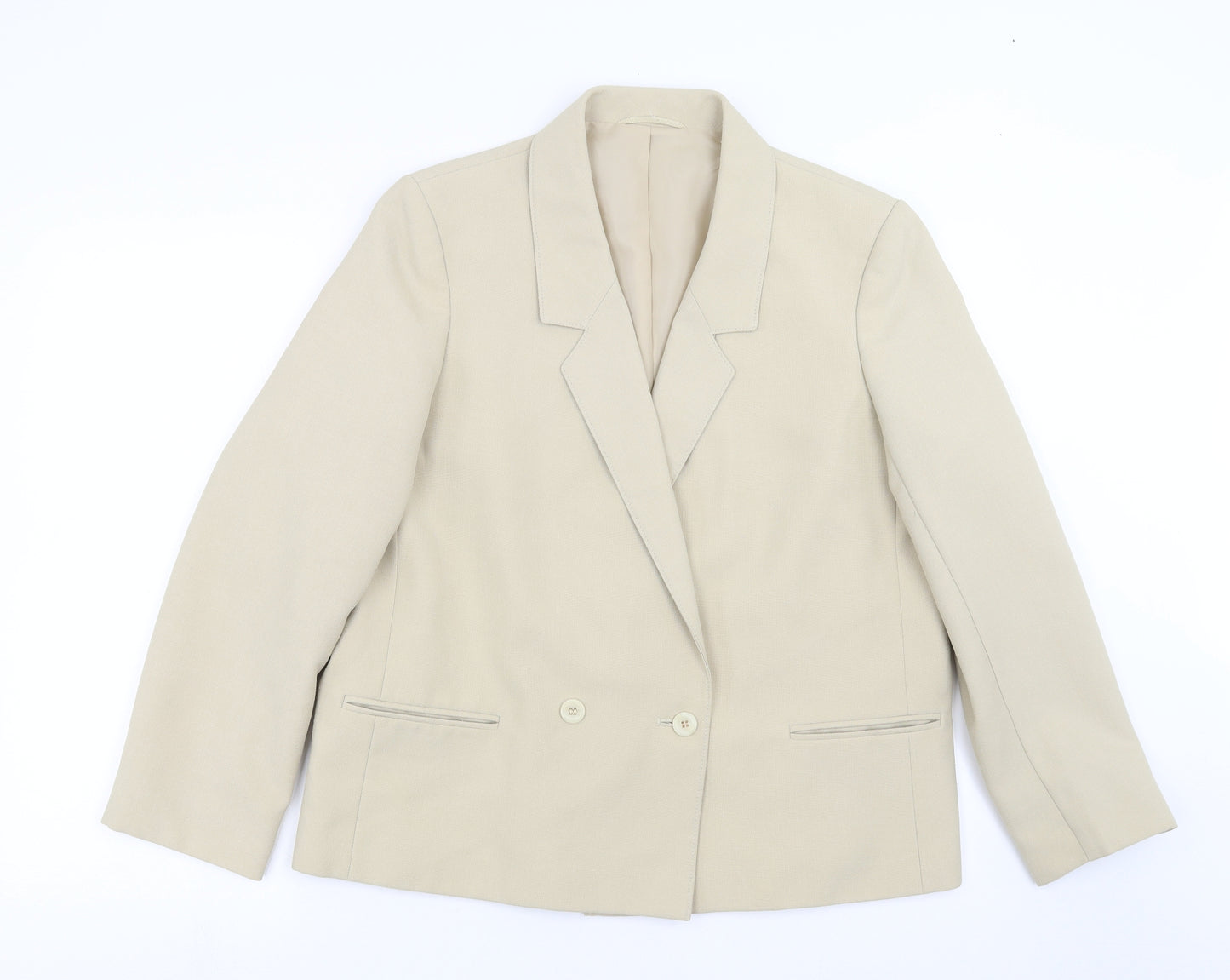 st Michael Womens Beige   Jacket Suit Jacket Size 14