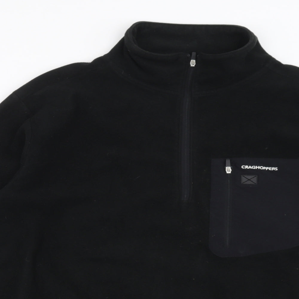 Craghoppers Mens Black  Fleece Pullover Jumper Size XL