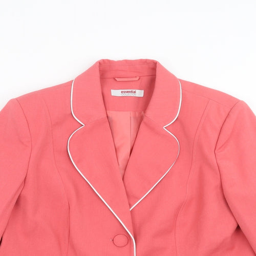 Essential Collection Womens Pink   Jacket Suit Jacket Size 14
