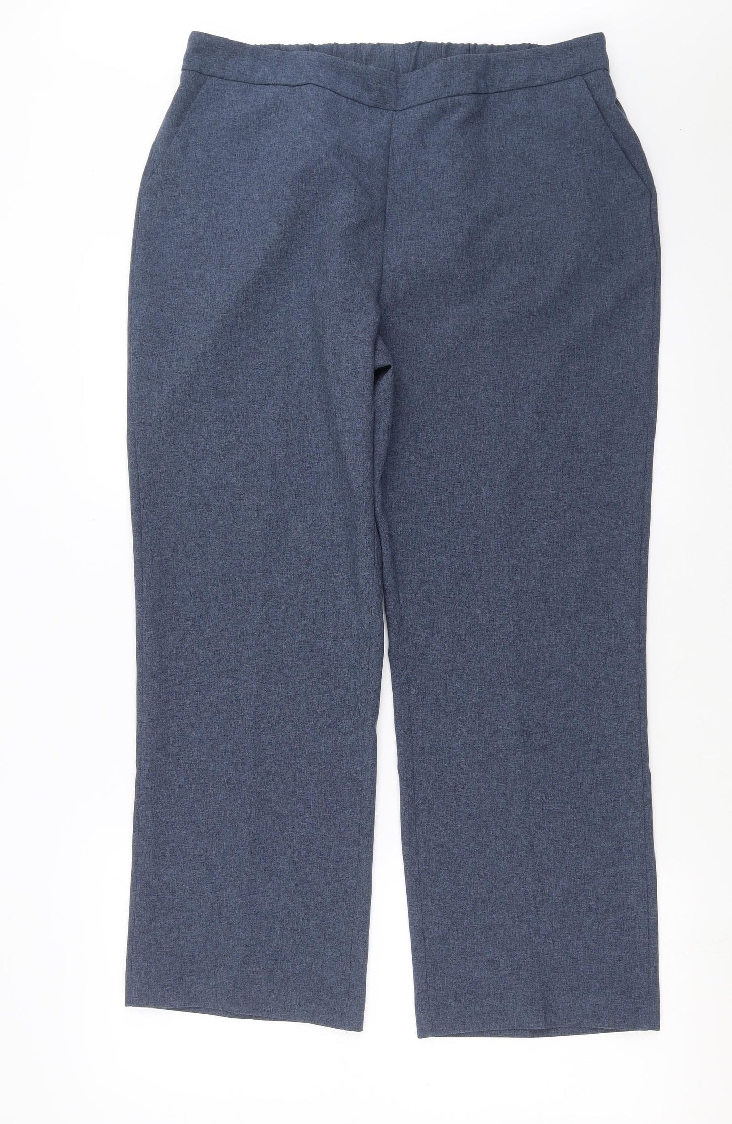Bonmarché Womens Blue   Trousers  Size 16 L27 in