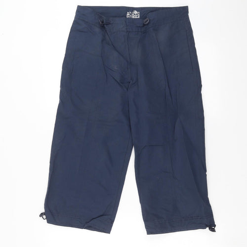Authentic Womens Blue   Cropped Trousers Size 10 L20 in