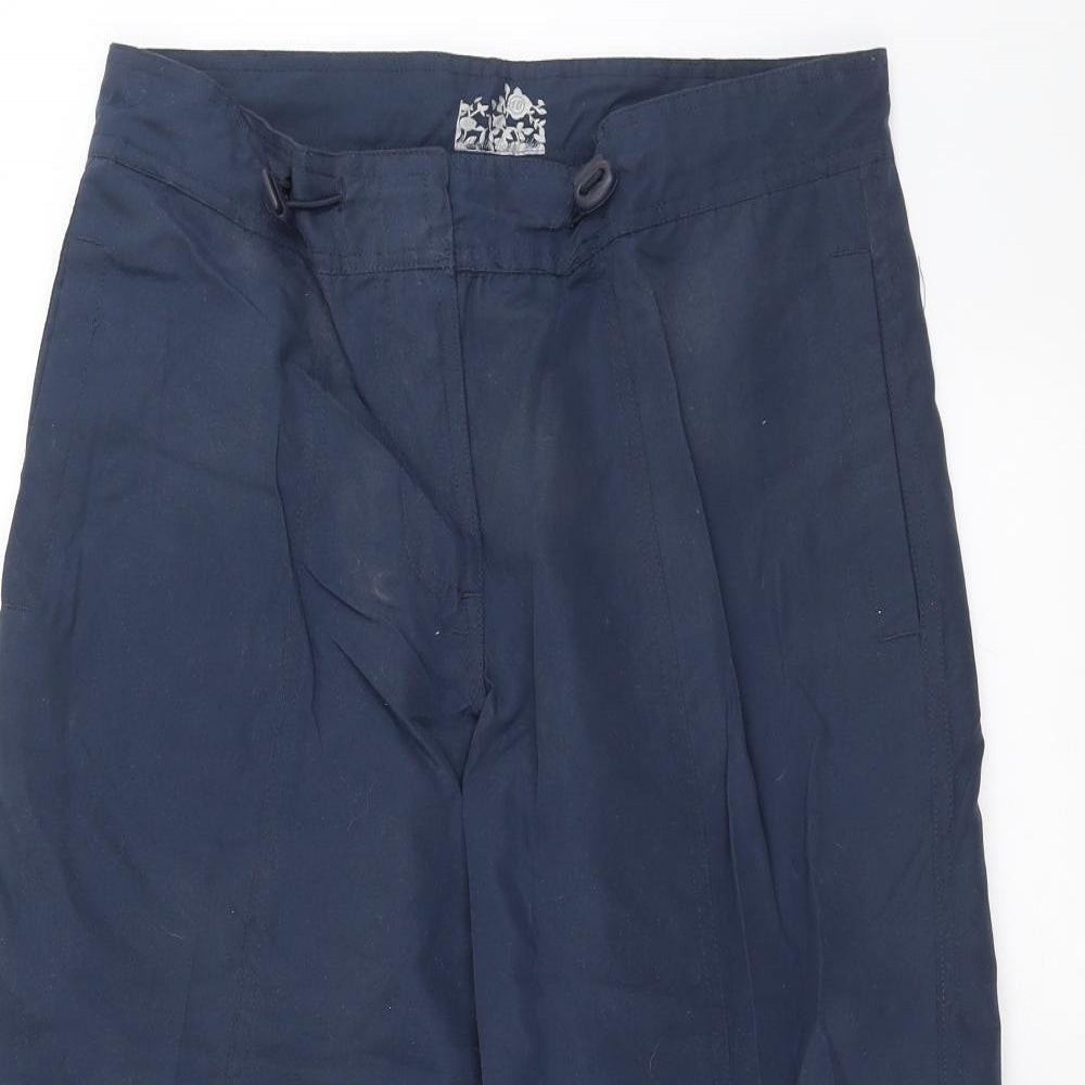 Authentic Womens Blue   Cropped Trousers Size 10 L20 in