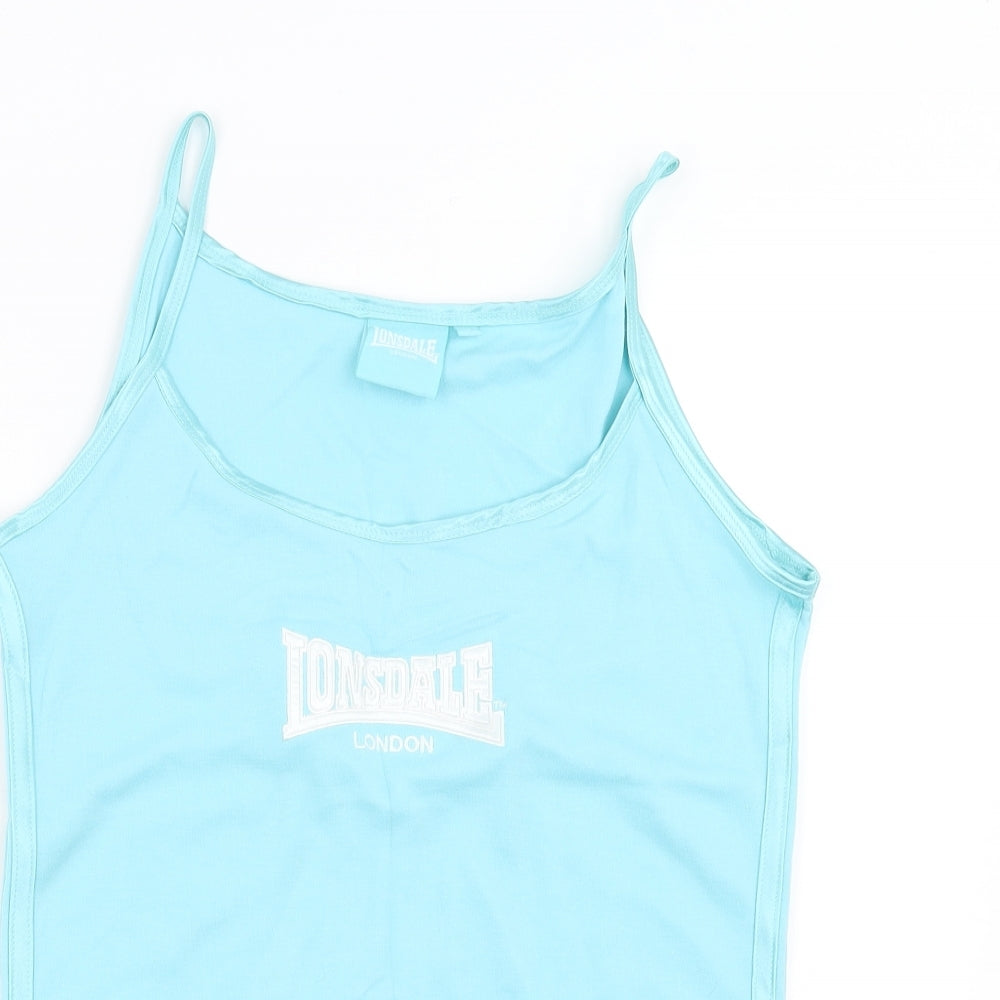 Lonsdale Womens Blue   Camisole T-Shirt Size 12