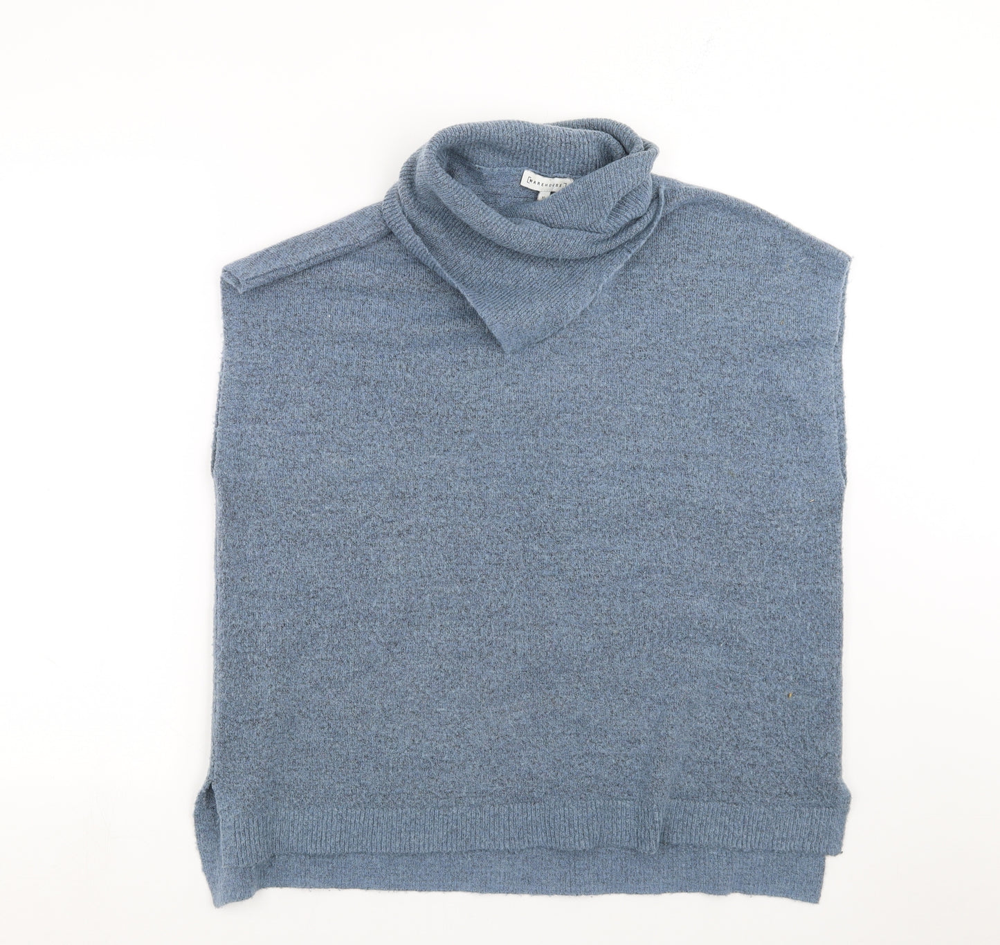 Warehouse Womens Blue  Knit Pullover Jumper Size 10