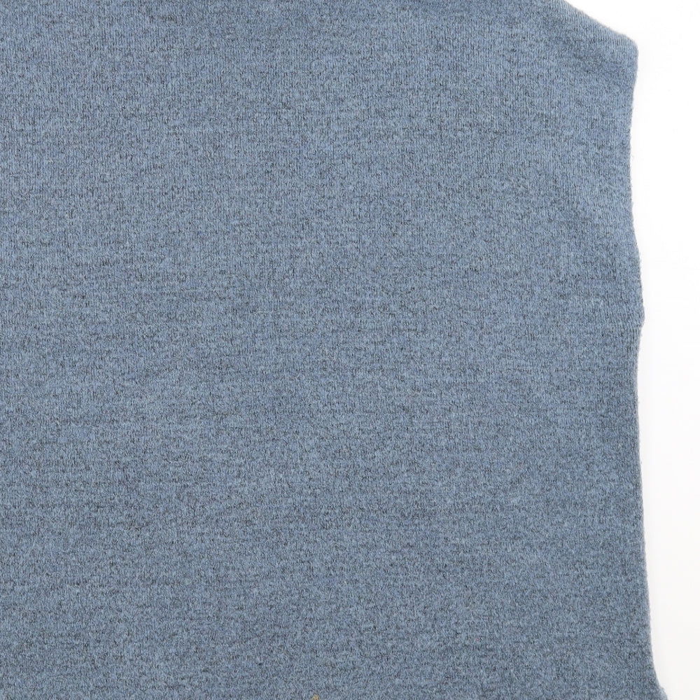 Warehouse Womens Blue  Knit Pullover Jumper Size 10