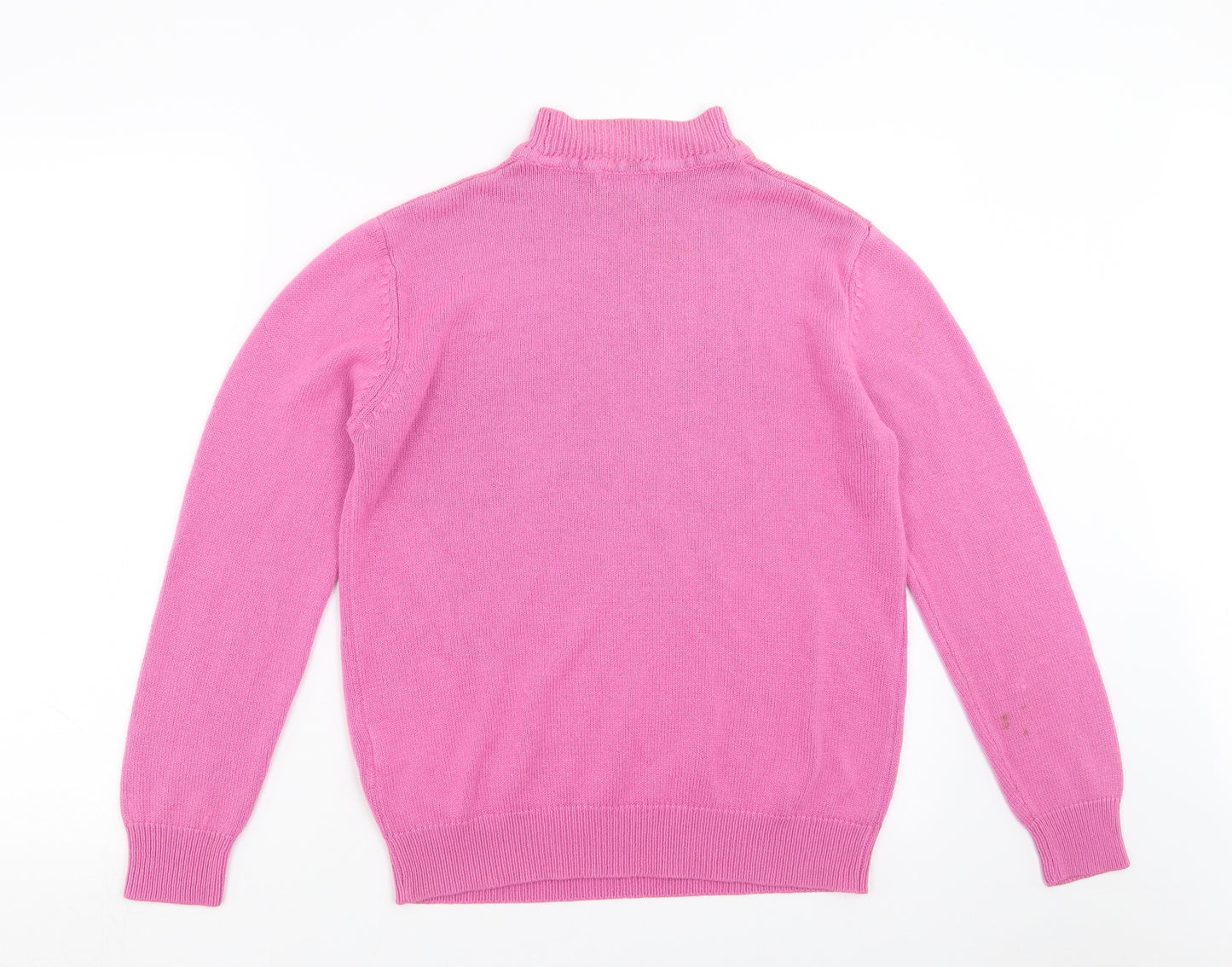 Damart Womens Pink  Knit Pullover Jumper Size 10